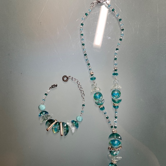 Murano glass Necklace and a bracelet. Antica Murrina - Picture 2 of 6